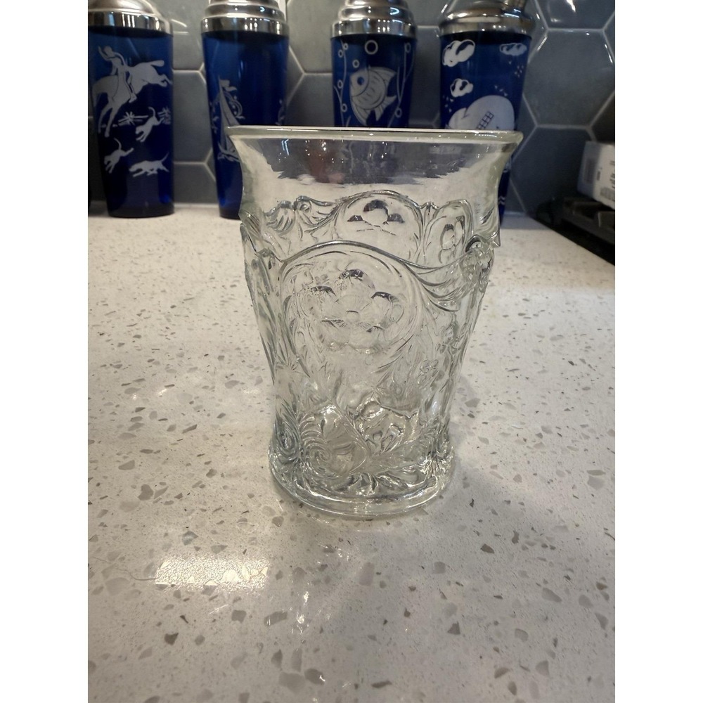 McKee Rock Crystal Clear 4 1/4" Water Tumbler  EAPG Depression Glass